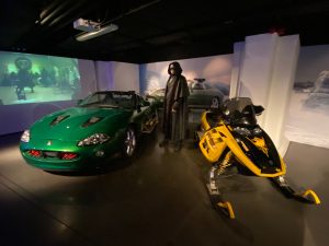 Zao’s original villain costume and vehicles from Die Another Day