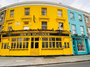 A Yellow Pub in Notting Hill