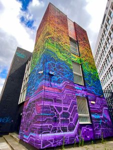 Rainbow building - Shoreditch