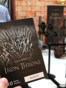 Iron Throne Experience Ticket London