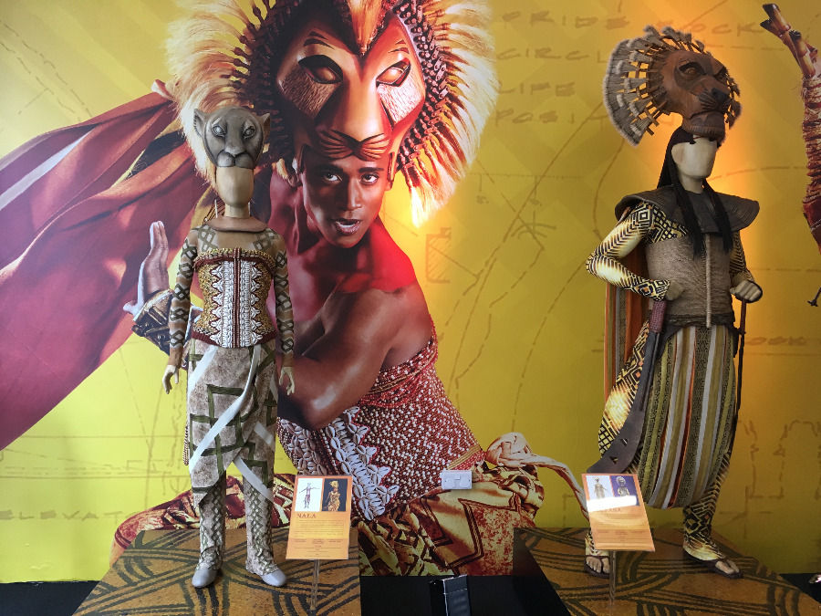Disney Summer Pop Up Exhibition - Costumes from The Lion King West End Musical