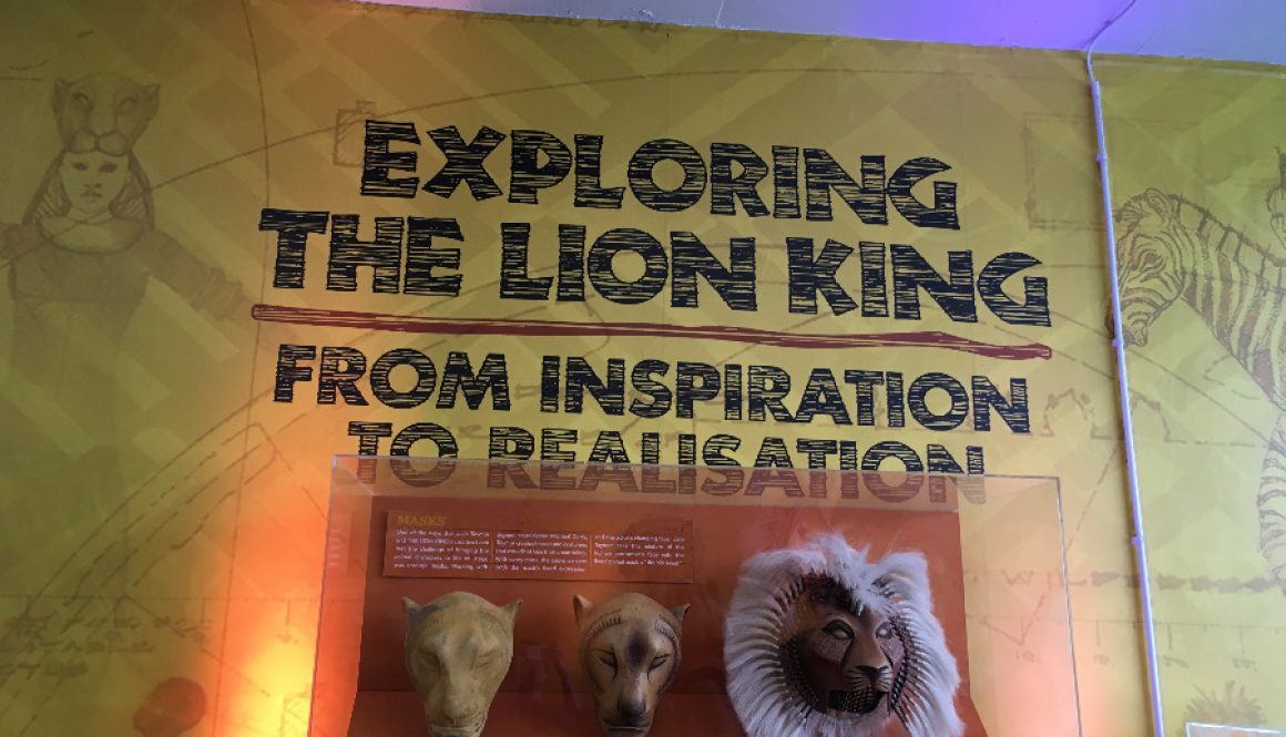 Disney Summer Pop Up Exhibition - Masks from The Lion King West End Musical