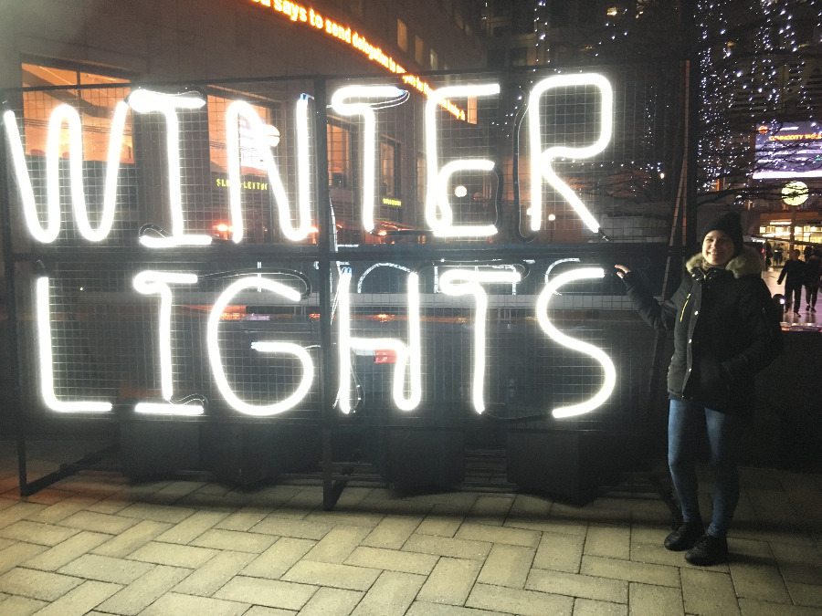 Canary Wharf Winter Lights 2019