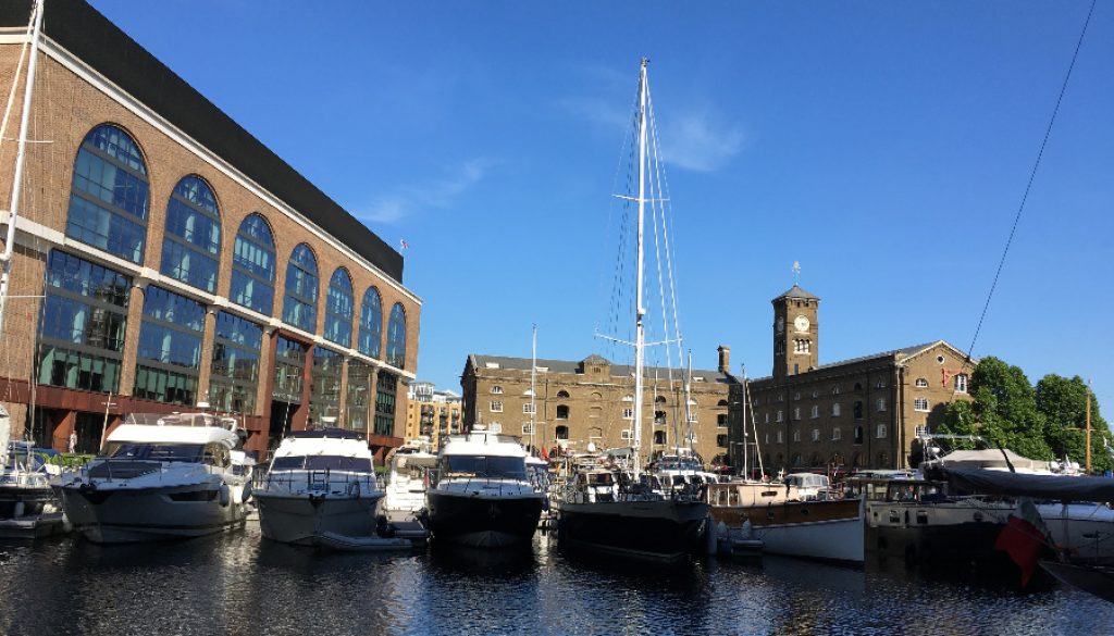 A Marine Oasis - St Katharine Docks A Marine Oasis - St Katharine Docks
