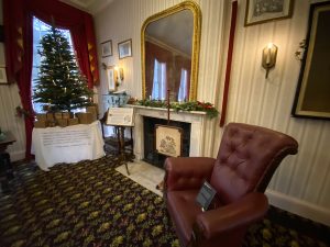 The Drawing Room with Dickens' Armchair