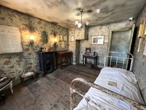Recreation of Mary Kelly's Room at Jack the Ripper Museum London