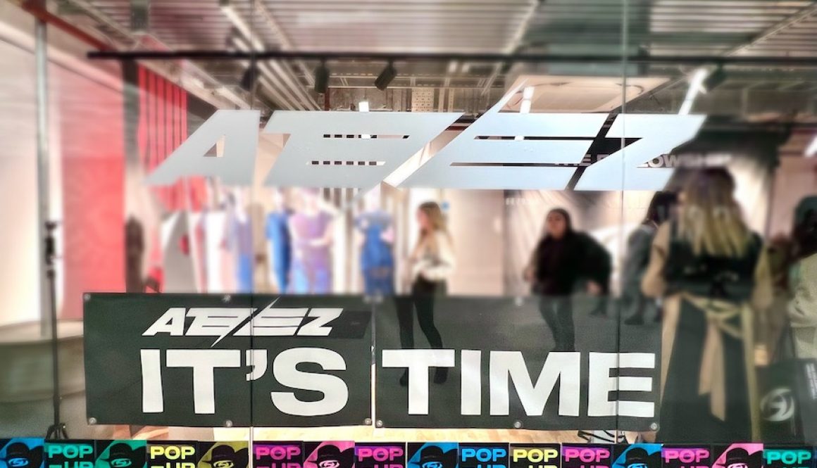 ATEEZ Pop-Up Store Opened at Waterloo Station