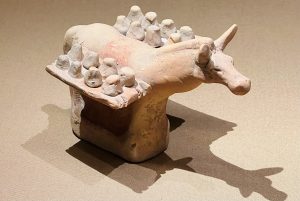 Mule Sculpture Carrying Cheese from the 3rd or 2nd Century at Welcome Collection