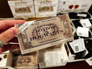 Harry Potter Hogwarts Express Ticket Milk Chocolate Bar at House of Spells