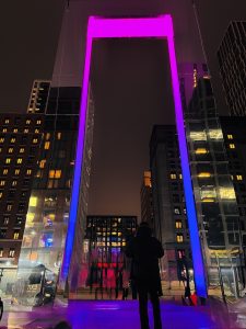 Canary Wharf Winter Lights 2025 - PORTAL by Lucid Creates - UK