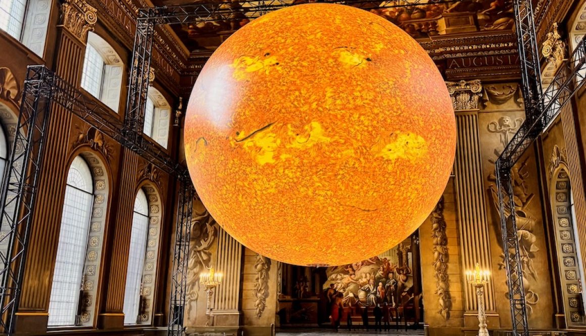 Luke Jerram- ‘Helios’ at the Painted Hall Luke Jerram- ‘Helios’ at the Painted Hall