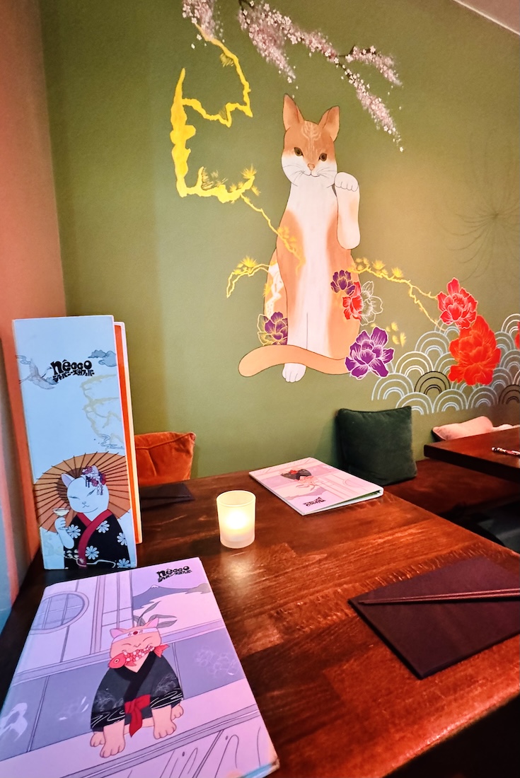 Intimate Cat-Themed Japanese Restaurant – Nécco London Intimate Cat-Themed Japanese Restaurant – Nécco London