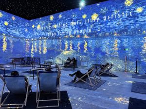 Starry Night Over the Rhone - Van Gogh- The Immersive Experience in London