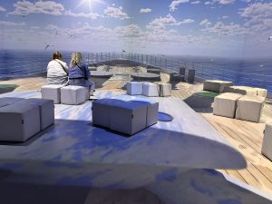 Immersive 360 Projector Room at The Legend of the Titanic- The Immersive Exhibition