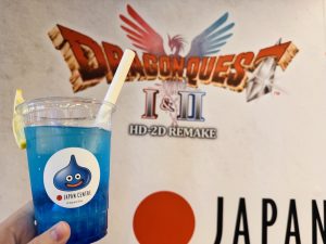 Slime Bubble Lemonade at Japan Centre x Dragon Quest Pop-Up