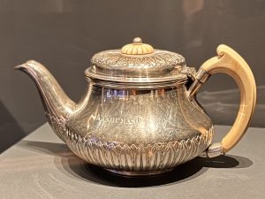 Silver and Ivory Teapot - Hawai’i- A Kingdom Crossing Oceans Exhibition at British Museum