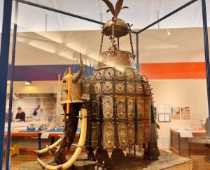 Mammoth Puppet from Early Man - Inside Aardman- Wallace & Gromit and Friends Exhibiton at the Young V&A London