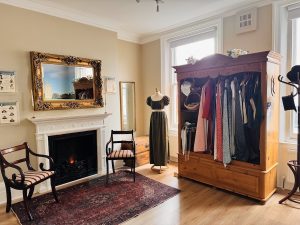 Dressing Room at the Jane Austen Experience in London