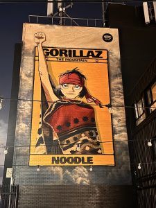 GORILLAZ Mural in London - Noodle