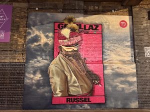 GORILLAZ Mural in London - Russel