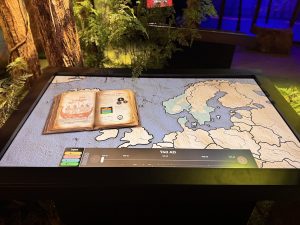 Interactiva Map at the Vikings- The Immersive Experience London