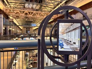 Interactive Panel at The Chimney Lift Experience at Battersea Power Station London