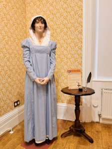 Jane Austen Wax Figure at the Jane Austen Experience London