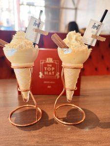 London's Kings Cross Station Cocktails at The Top Hat Bar and Restaurant in London