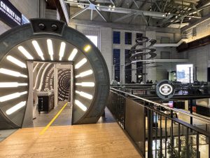 Security Check at The Chimney Lift Experience at Battersea Power Station