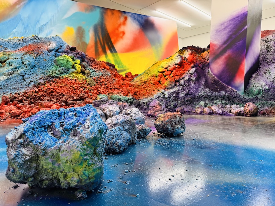 Katharina Grosse- I Set Out, I Walked Fast – New Exhibition at the White Cube