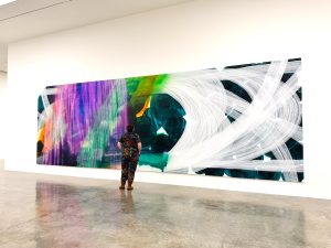 Large Landscape Painting at Katharina Grosse at the White Cube London