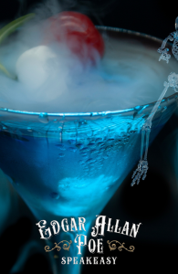 Pale Blue Eye Cocktail - Edgar Allan Poe Speakeasy London
