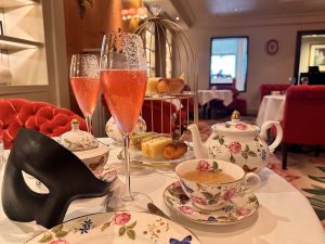 The Red Rose Cocktail at The Phantom of the Opera Afternoon Tea London