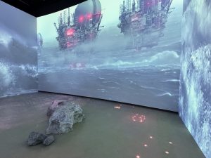 360 Degree Projection Room - In Other Worlds by Liam Young