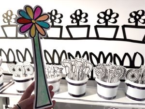 Colour Your Own Flower at A Line Florist Pop-Up at Battersea Power Station