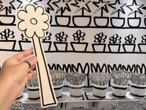 Monochrome Florist Pop-Up at Battersea Power Station
