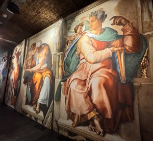 Recreation of Frescoes at Michelangelo’s Sistine Chapel- The Exhibition London