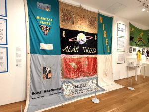 AIDS Memorial Quilt at Queer Britain