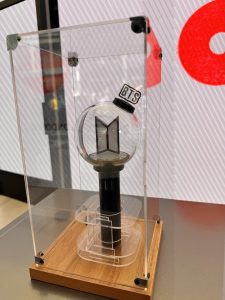 BTS Lightstick at the BTS POP-UP- ARIRANG X SOKOLLAB
