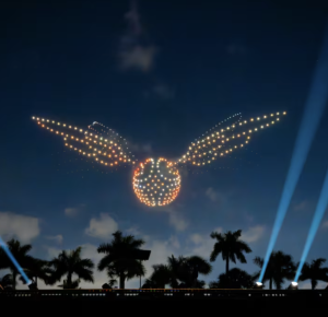 Golden Snitch - DroneArt Show - Harry Potter