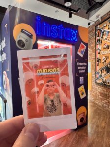 Instax Creator Cube at the Minions & Monsters Pop-Up Experience in FUJIFILM House of Photography London