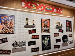Minion Posters and Awards on the Wall - Minions & Monsters Pop-Up Experience at FUJIFILM House of Photography