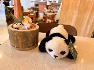 Panda Paoluda and Rua Rua Panda Plushie Combo at a Chinese Cross-Cultural Pop-Up in London