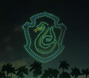 Slytherin Logo - DroneArt Show - Harry Potter