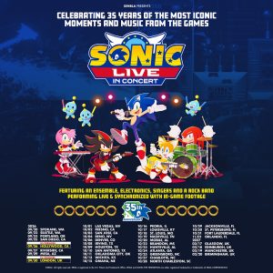 Sonic Live in Concert List