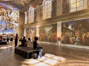 Sistine Chapel Reimagined at FRAMELESS