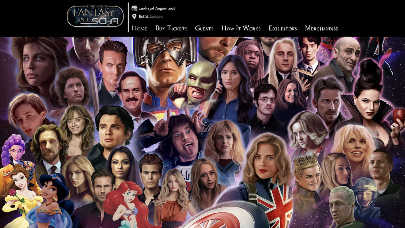 A Star-Studded Fantasy & Sci-Fi Con is Coming to London this August A Star-Studded Fantasy & Sci-Fi Con is Coming to London this August