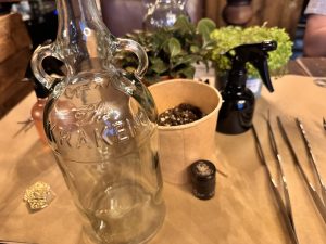 Equipment for a Terrarium Masterclass at The Rhum Tavern London