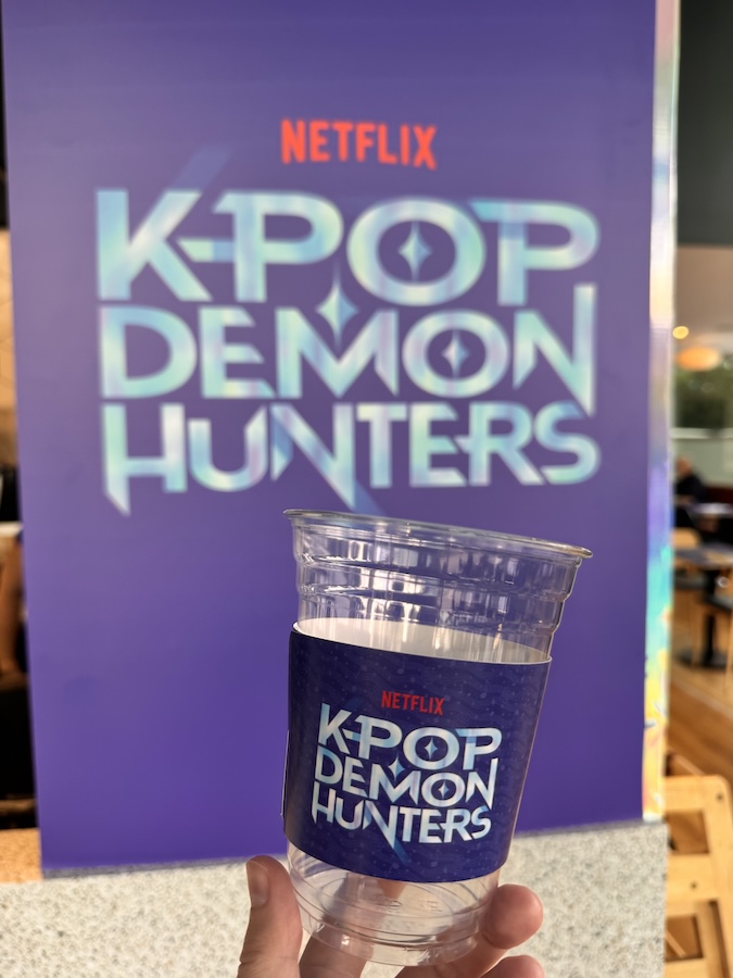 Free KPop Demon Hunters Cup Sleeve at The Café Tesco Watford