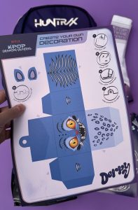 KPop Demon Hunters Create Your Own Derpy Decoration Activity Sheet - The Café at Tesco Watford